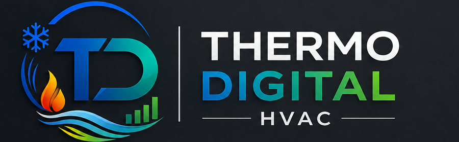 Thermo-Digital Engineering & AI Solutions Logo für HVAC, Wärmepumpen und Energieeffizienz